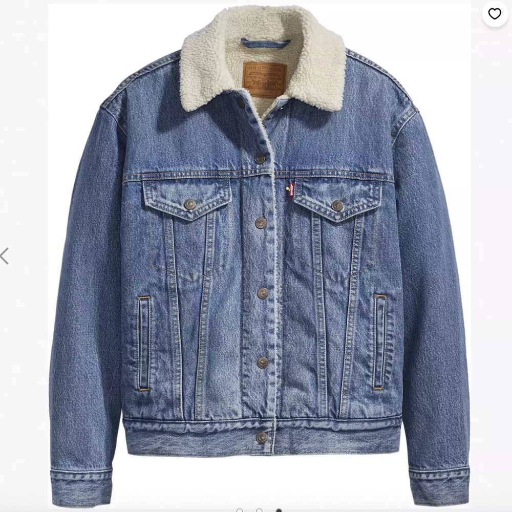LEVI'S EX BOYFRIEND SHERPA TRUCKER